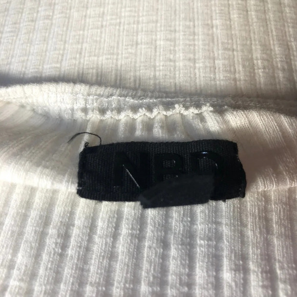 NBD Seduire Off-the-Shoulder Bodysuit in Ivory - Picture 8 of 8